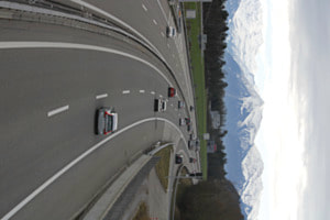 Blick von Autobahn