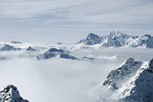Mer de Nuages au Mont-Fort