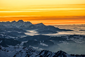 Abendstimmung auf dem Säntis
