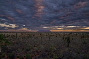 Dramatik über dem Outback