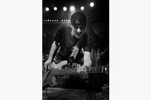 The bass player The bass player