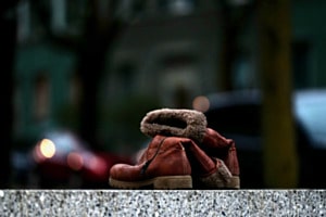 ausgesetzte berner Schuhe