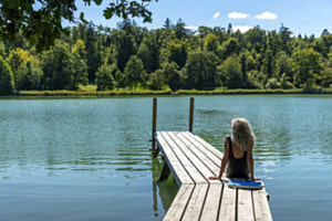 Die Natur geniessen am See