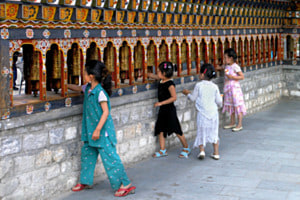 Beten in Bhutan