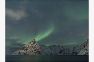 Nordlichter am Berg