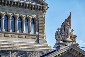 Ungewohnter Blick auf's Bundeshaus