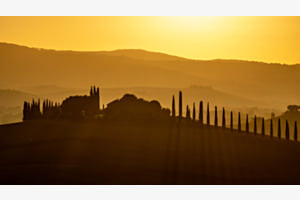 Sonnenaufgang in der Toscana