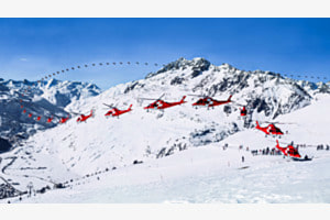Helikoptersequenz in Andermatt