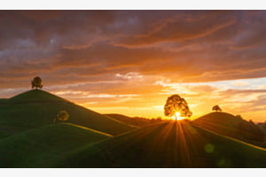 Sonnenuntergang im Märchenland