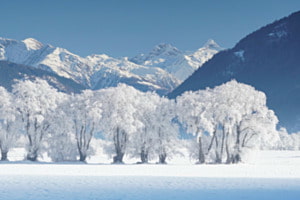 Leukerfeld in Dezember