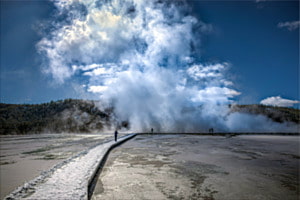 Feur trifft Eis- Winter Im Yellowstone Nationalpark