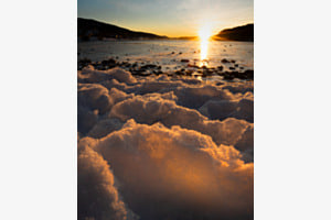 Gefrorener Lac de Joux