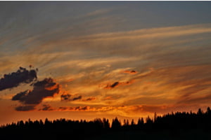 Ciel en feu