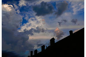 Crépuscule flamboyant