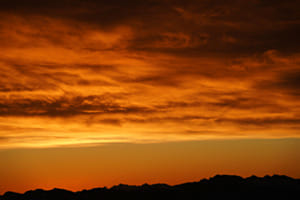 Dramatic Sunrise in the Alps