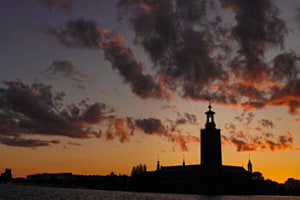 Abendstimmung in Stockholm 