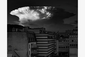 Wolken über Biel/Bienne