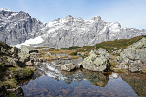 Der See in den Bergen