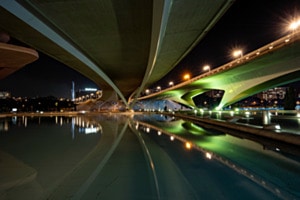  Brücke in Valencia,   la ciudad de las artes y las cienias
