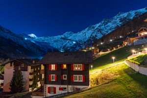 Saas-Fee by night