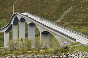 Brücke auf den Lofoten