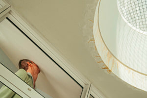 An der Decke