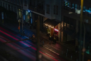 Little Asia Restaurant by Night