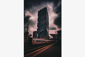 Regnerischer Tag mit U-Bahn