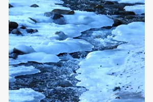 Wasser und Eis
