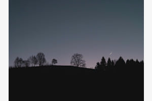 Kurz nach Neumond