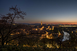 Frühlingsabend in Bern