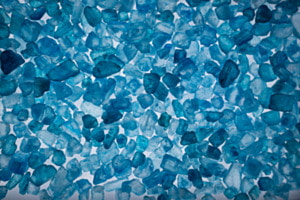 Blaue Meereskristalle