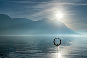 Vierwaldstättersee mit Nebel