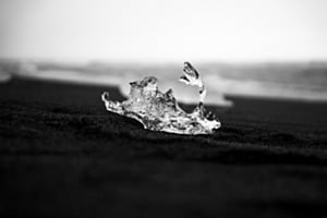 Ice on the Black Beach