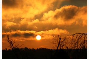 Sonnenuntergang Bassersdorf