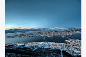 Blick über Tromsø