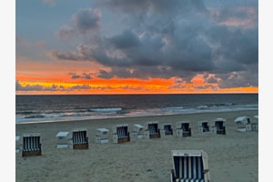 Sonnenuntergang auf Sylt