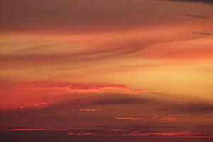 Nuages en dégradé de fin de jour