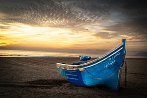 Fischerboot von Taghazout