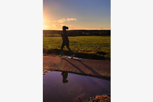 Jogger am Abend