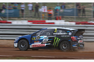 World Champ Run in the 2017 WRX round in SA