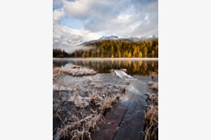 Steg unter Wasser