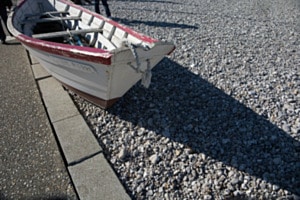 Boot am Srand