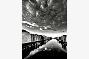Nuages sur la ville 