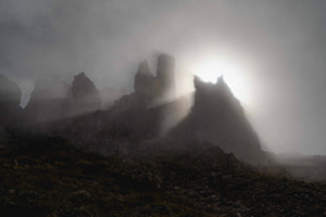 Nebel bei den Rosszähne