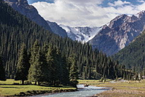 Kirghiz scenery