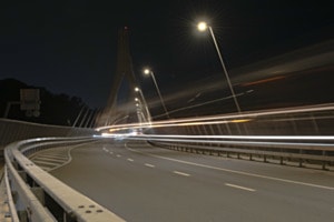 Poya Bridge by Night