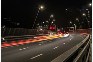 Redlights on the street