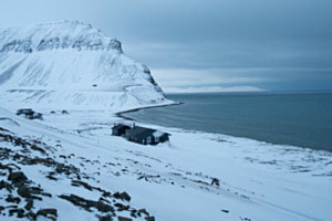 Polar night in Longyearbyen