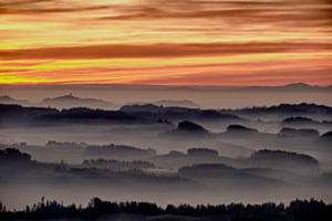 Abendrot auf der Lüderenalp